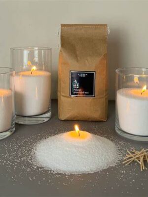 Soothe Your Soul with Luxury Handmade Soy Candles – A Moment of Pure Bliss 5 sand wax
