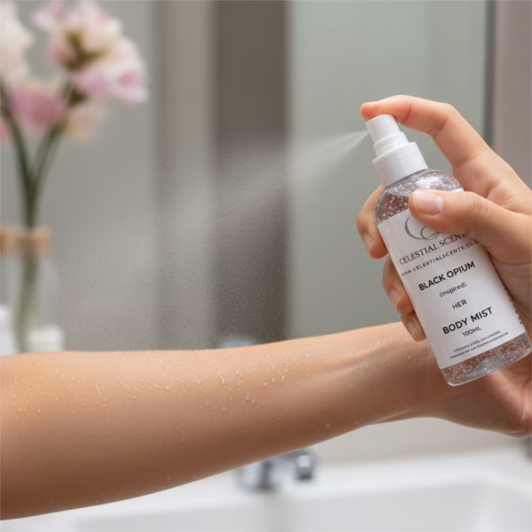Body mist spray 100ml bottle