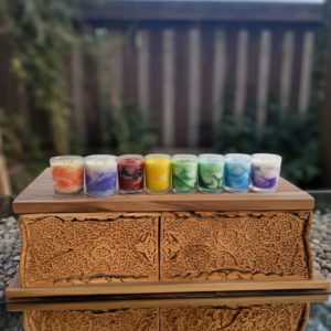Chakra Scented Candles – Proven Aromatherapy & Energy Balancing (250ml) - Image 2