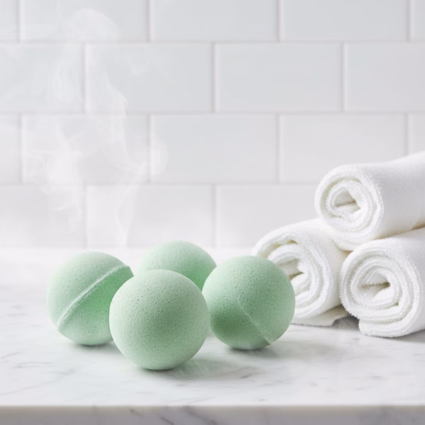Bath Bombs – Handcrafted Fizzing Relaxation Soak (6 x 6,5cm)