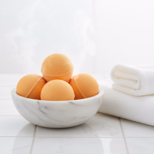 Bath Bombs – Handcrafted Fizzing Relaxation Soak (6 x 6,5cm)